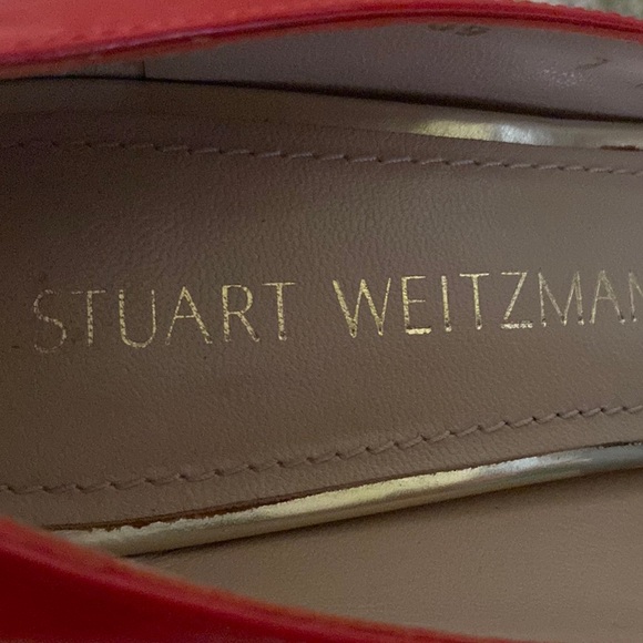 Stuart Weitzman Moody Red Patent Heels Pumps - 7 - Picture 15 of 15